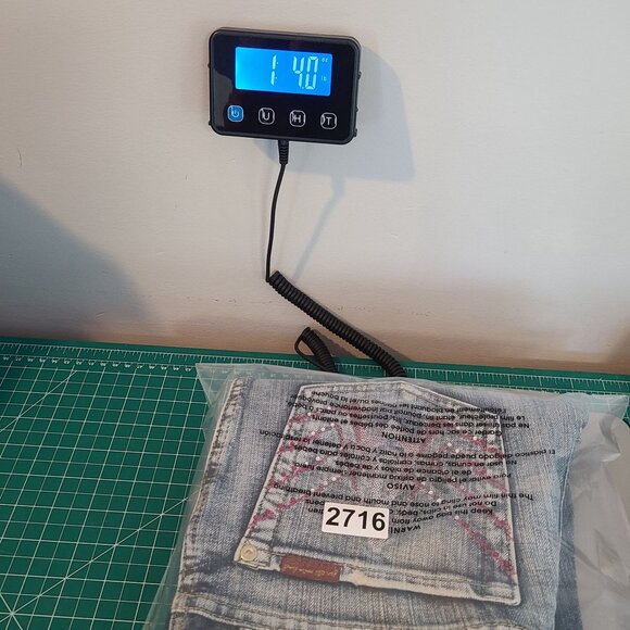 7 For All Mankind Embroidered Bootcut Ombre Jeans NEW 27 Blue Denim Wash - Picture 10 of 12